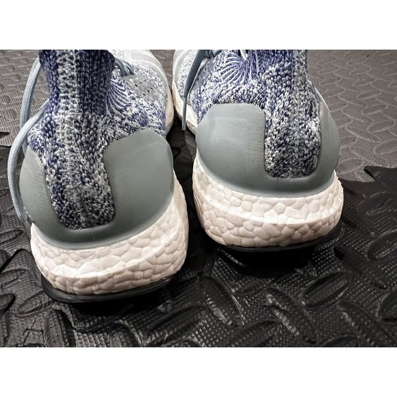 Adidas Mens Ultra Boost Uncaged Gray Light Blue Running Shoes Sneakers Sz 7.5 - Picture 5 of 7